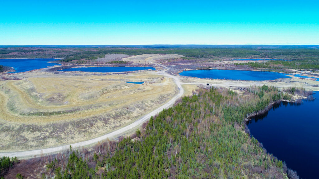 Aerial view of the Gordon site.