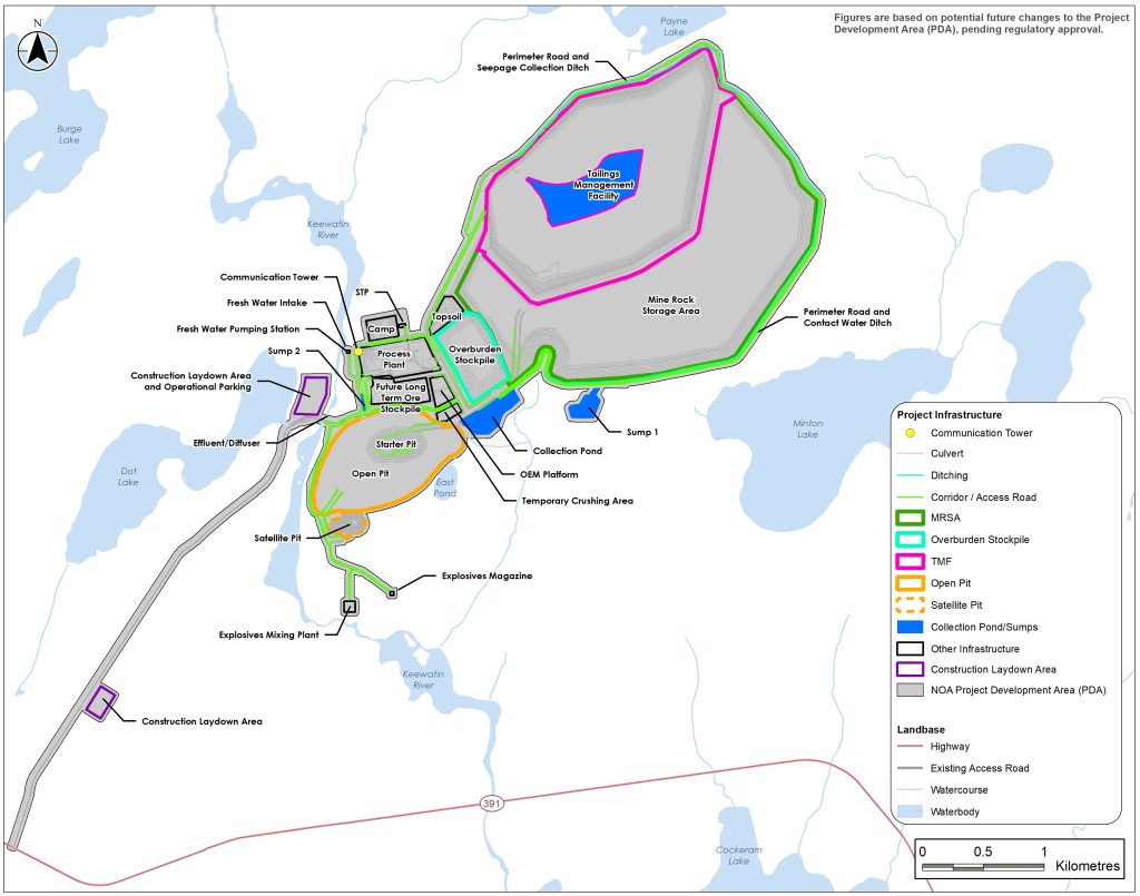 Site plan for the MacLellan site